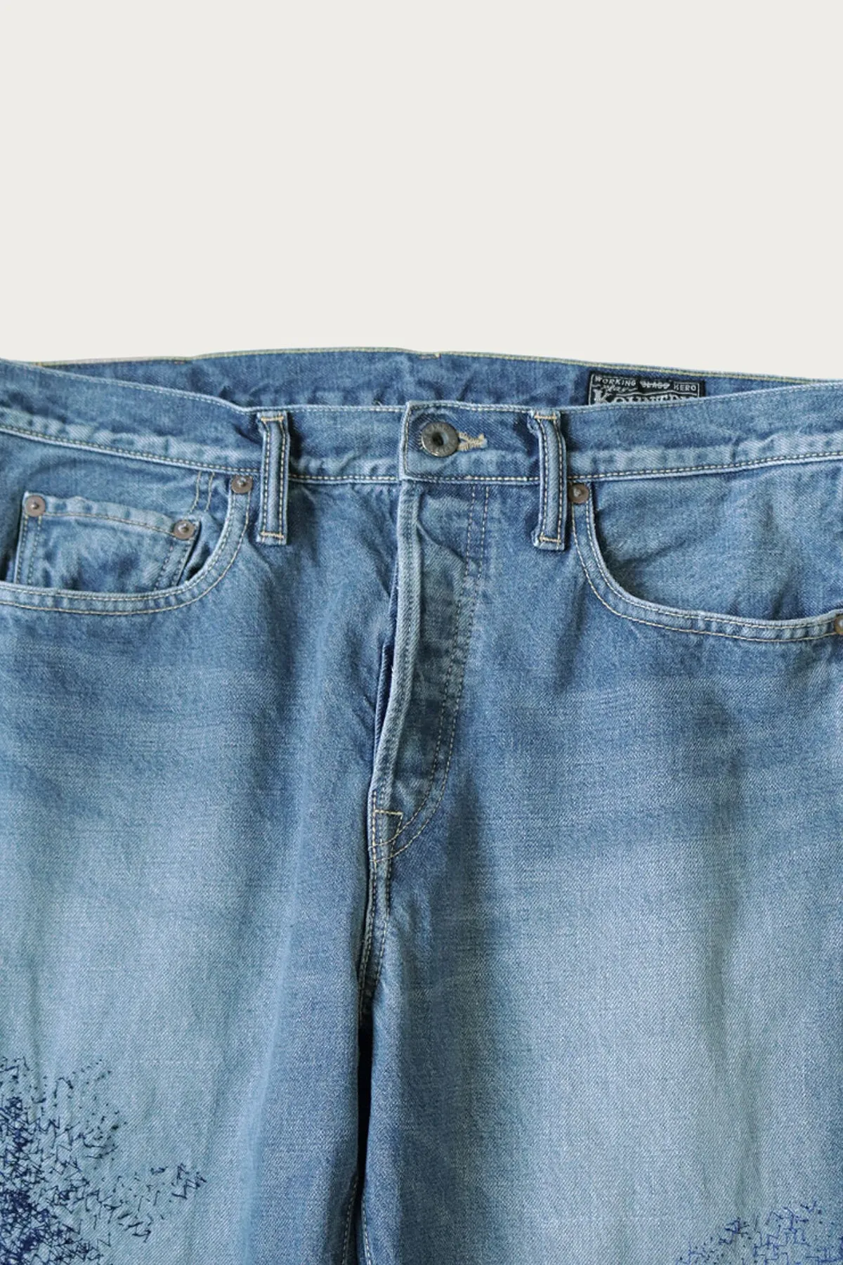 14oz Denim 5P MONKEY CISCO (3YearsFade) - Indigo