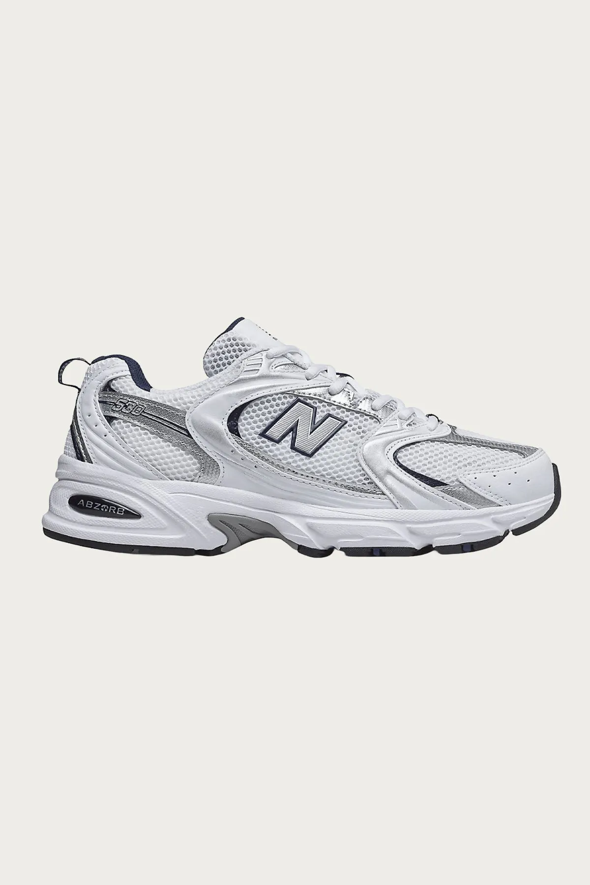 530 - White/Natural Indigo