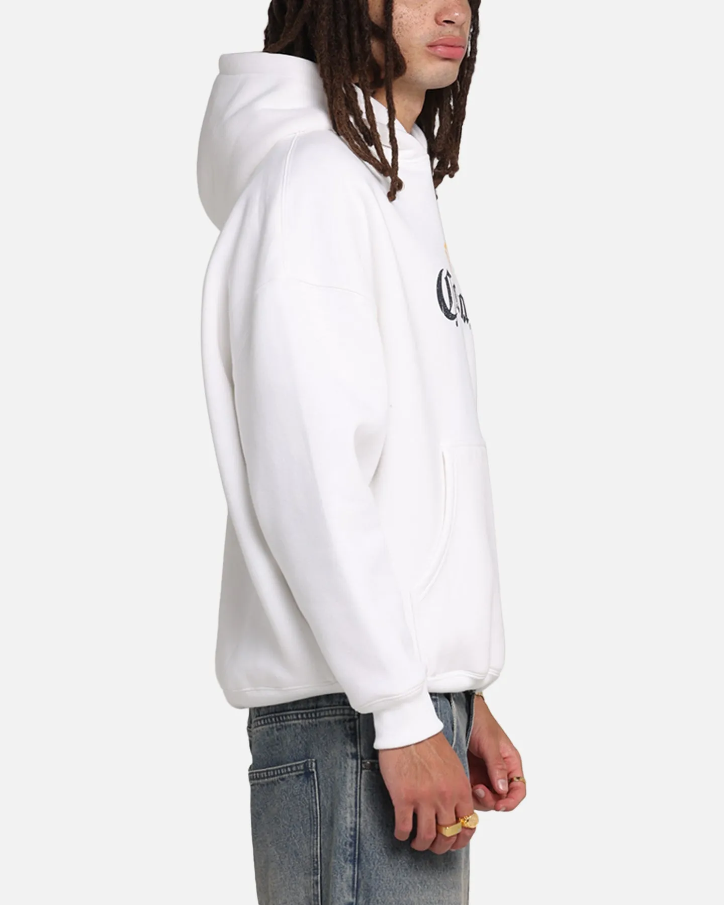 73 Studio Corona Premium Hoodie White