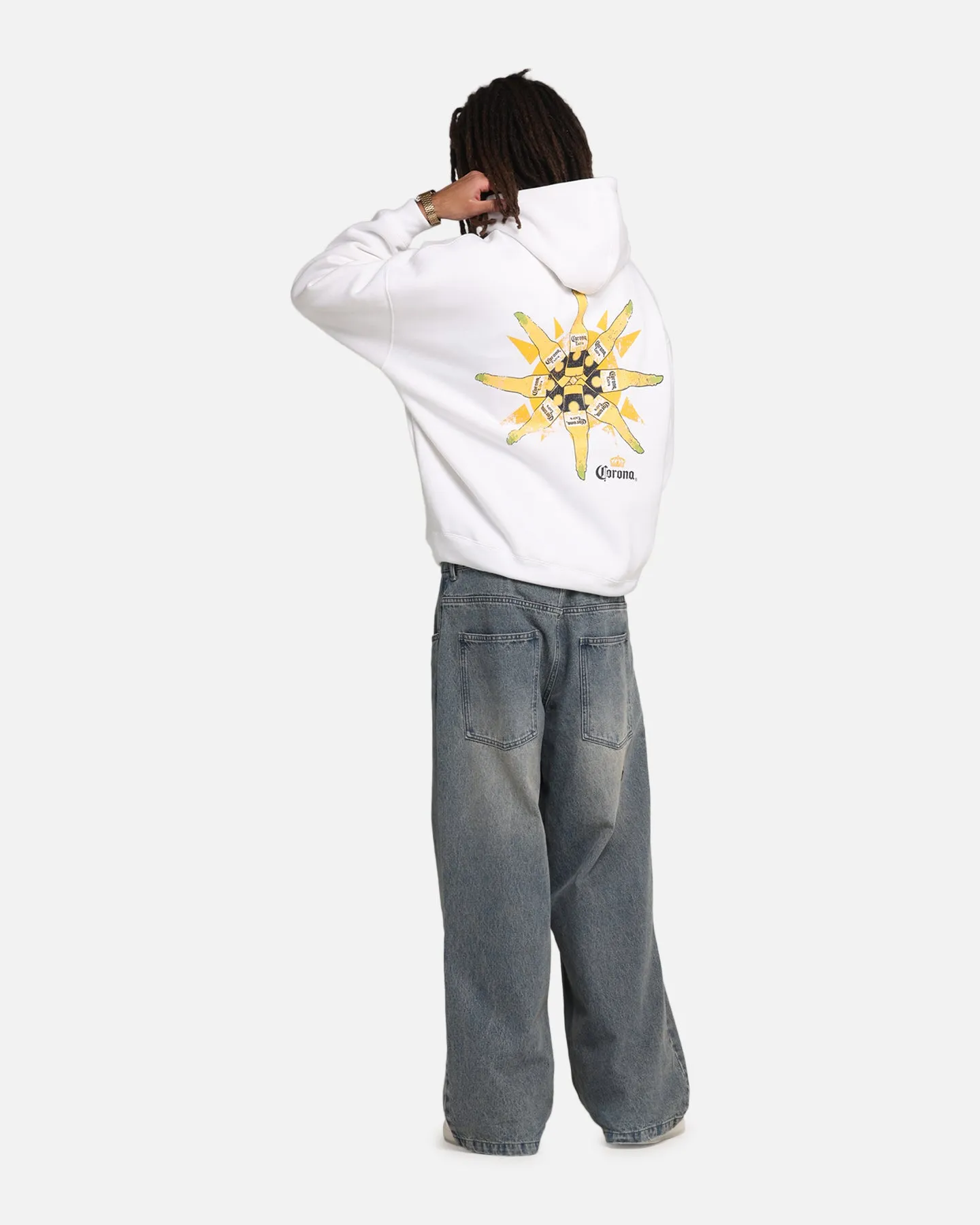 73 Studio Corona Premium Hoodie White
