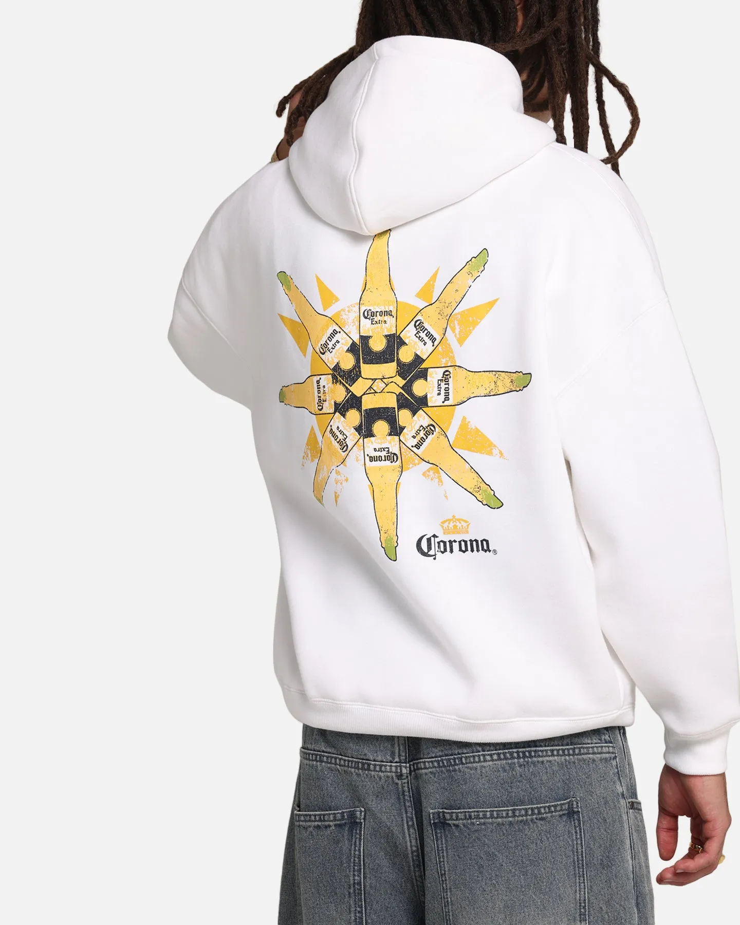 73 Studio Corona Premium Hoodie White