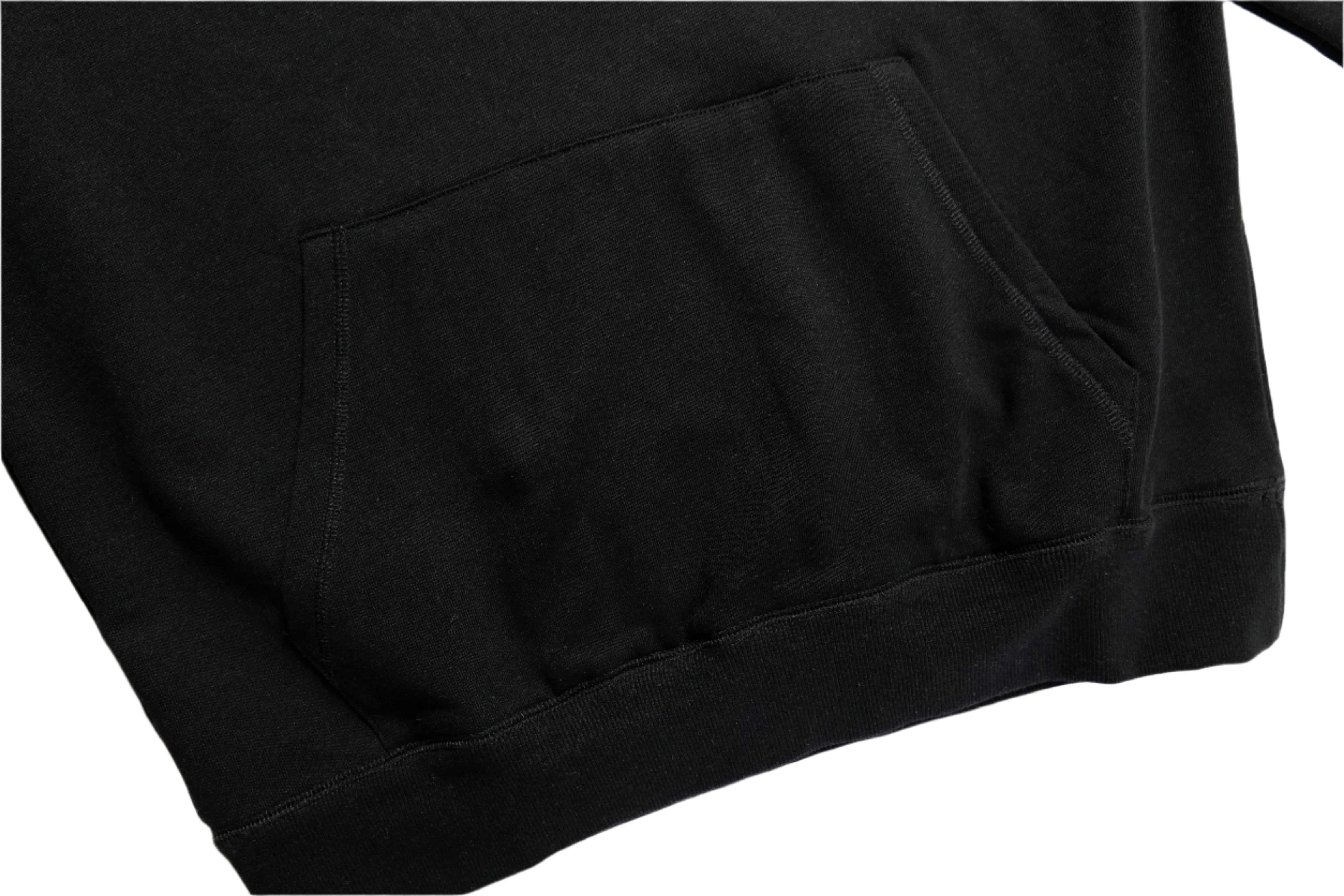 Authentics Embroidered Super Heavyweight Hood - Black / Grey