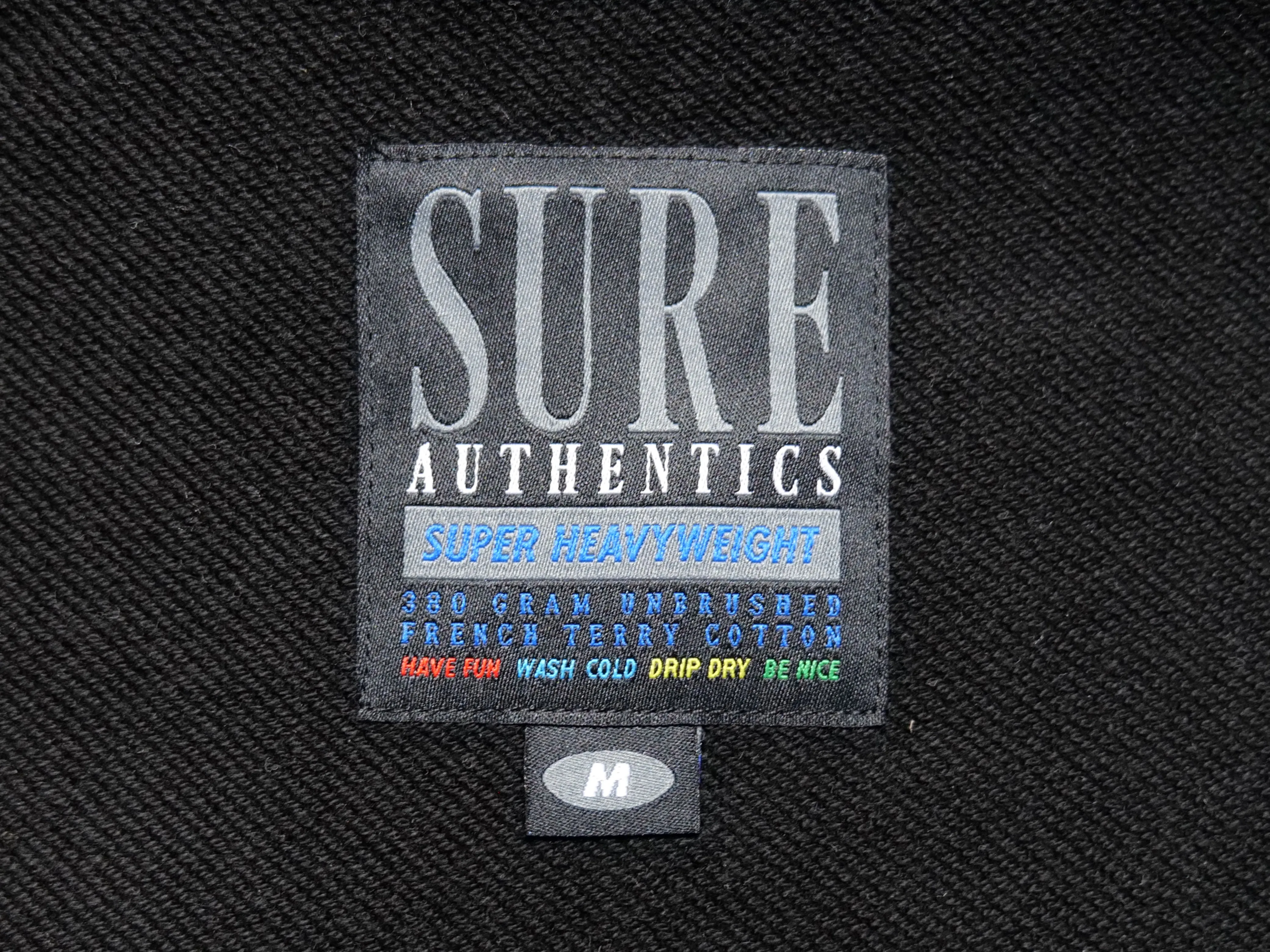 Authentics Embroidered Super Heavyweight Hood - Black / Grey