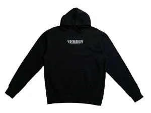 Authentics Embroidered Super Heavyweight Hood - Black / Grey