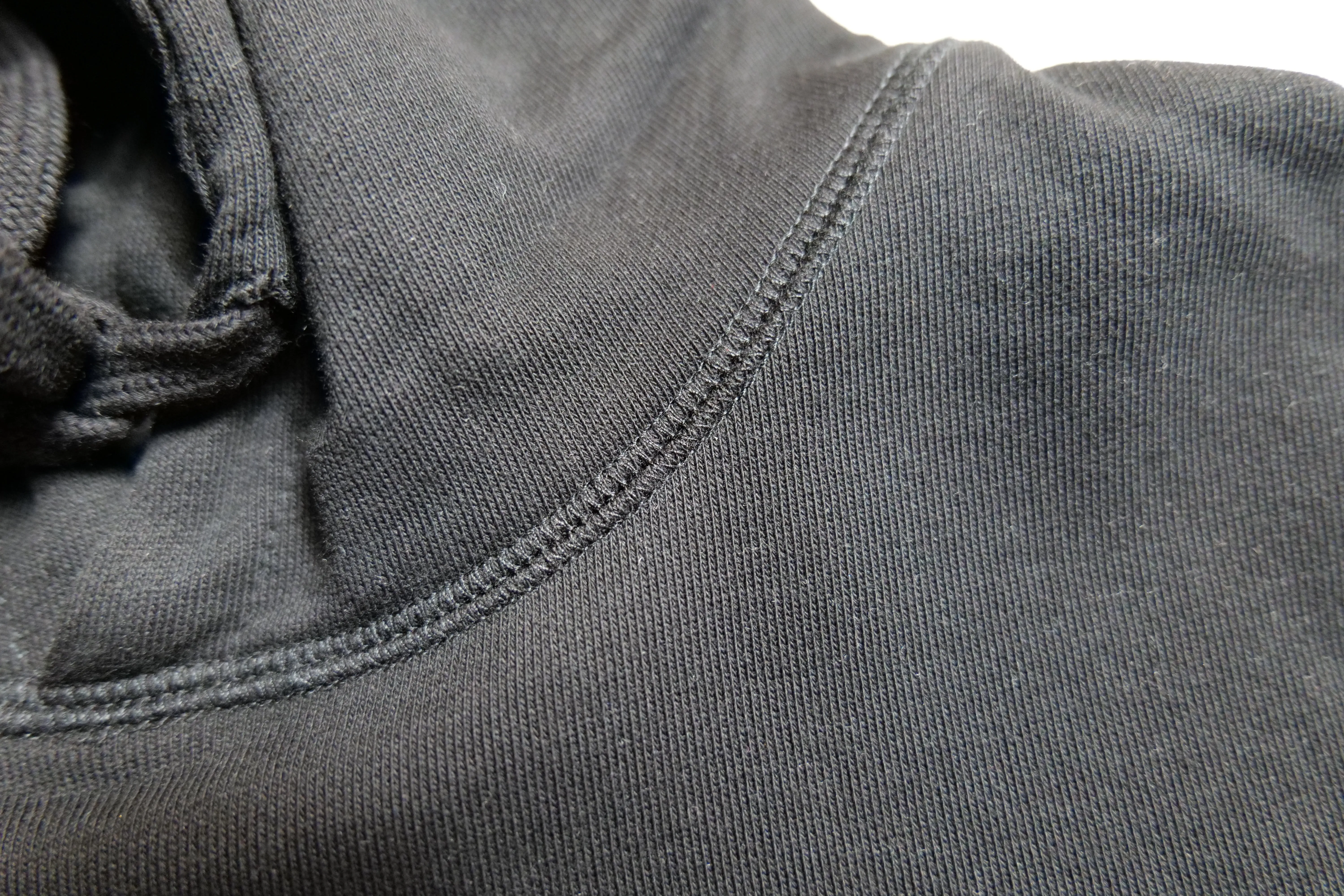 Authentics Embroidered Super Heavyweight Hood - Black / Grey
