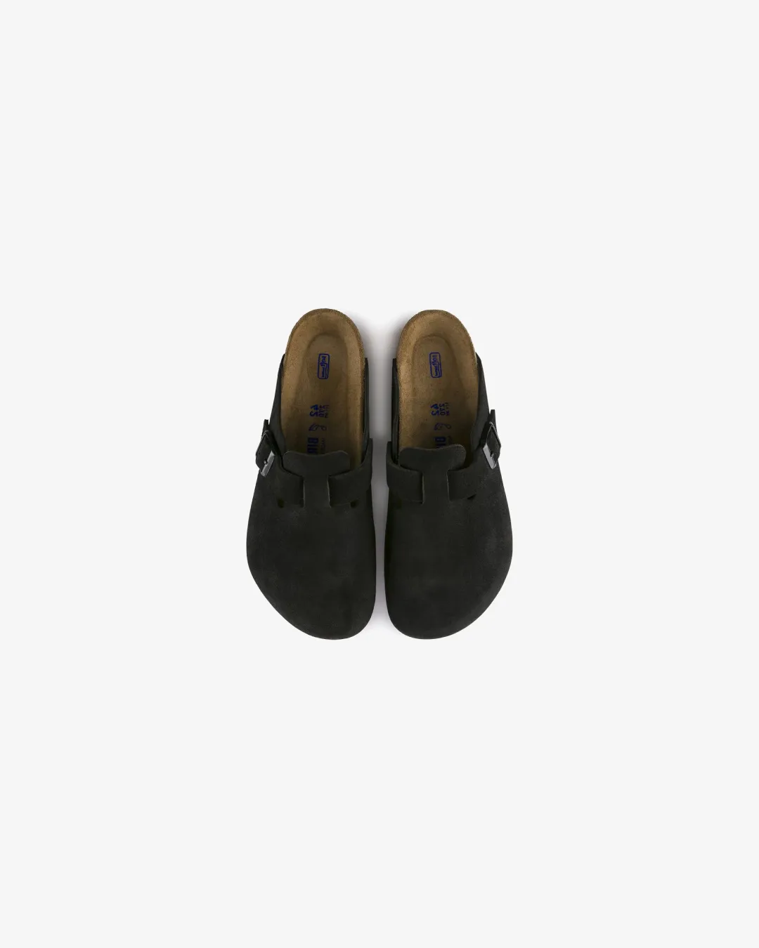 Birkenstock Boston Leather Black slippers