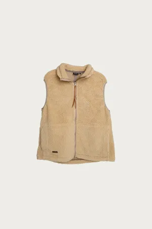 Boa Fleece Vest - Camel