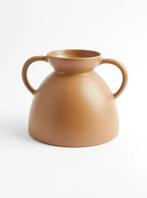Brown Vase With Handles