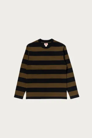Buco Stripe Racing Jersey - Black/Olive
