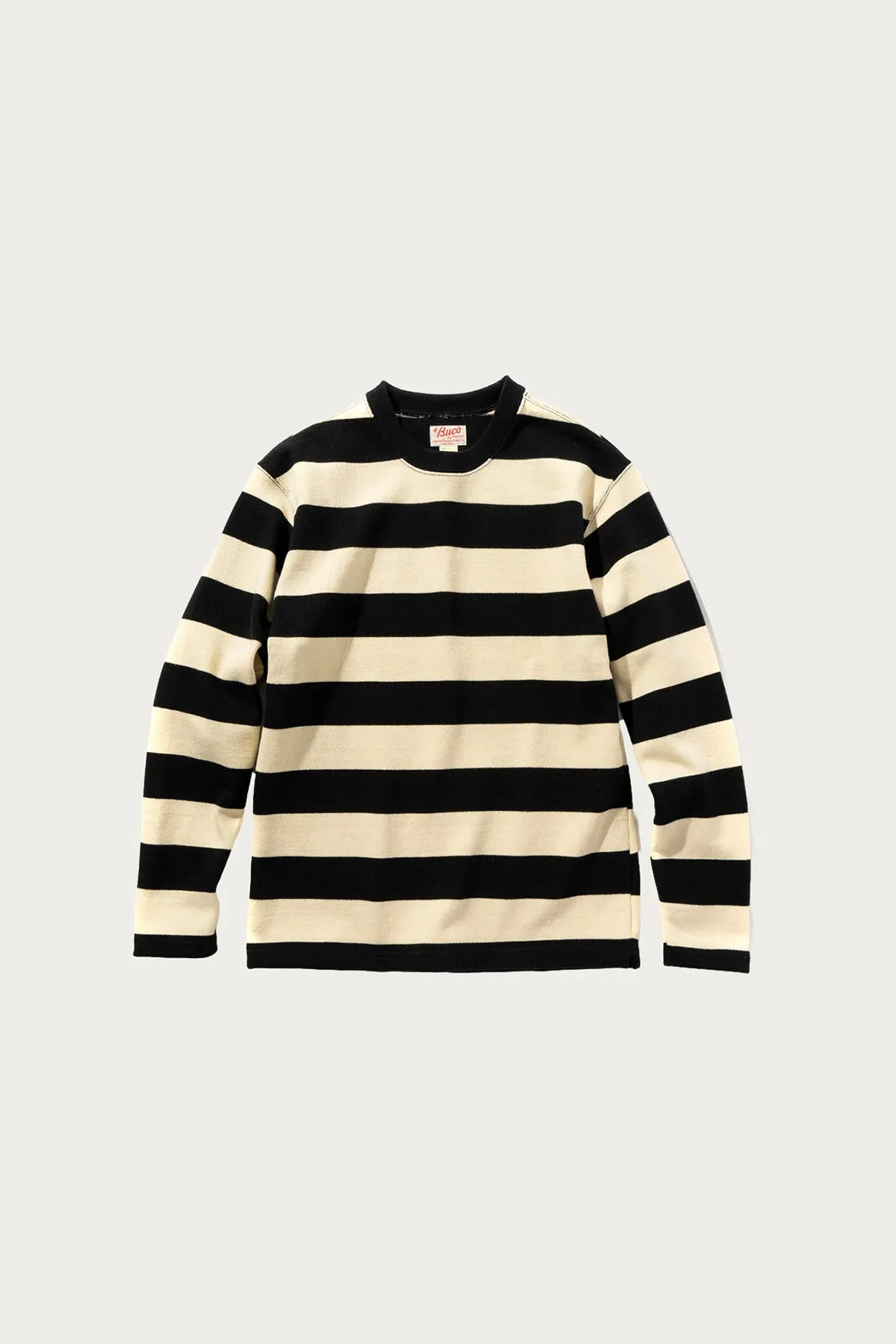 Buco Stripe Racing Jersey - White/Black