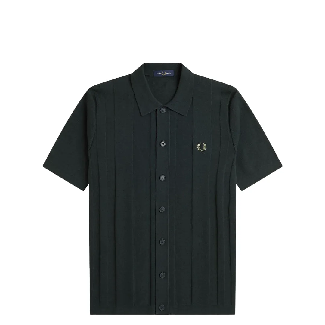 BUTTON THROUGHSHORT SLEEVE SHIRT NIGHT GREEN
