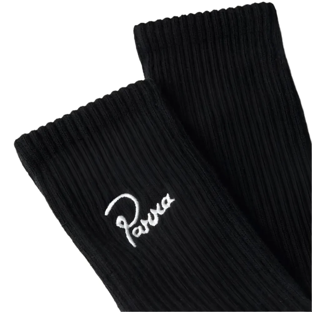 BY PARRA SIGNATURE SOCKS // BLACK