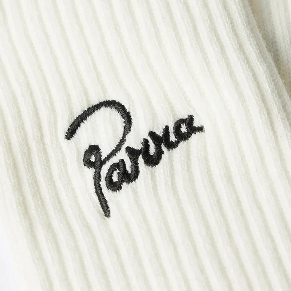 BY PARRA SIGNATURE SOCKS // WHITE