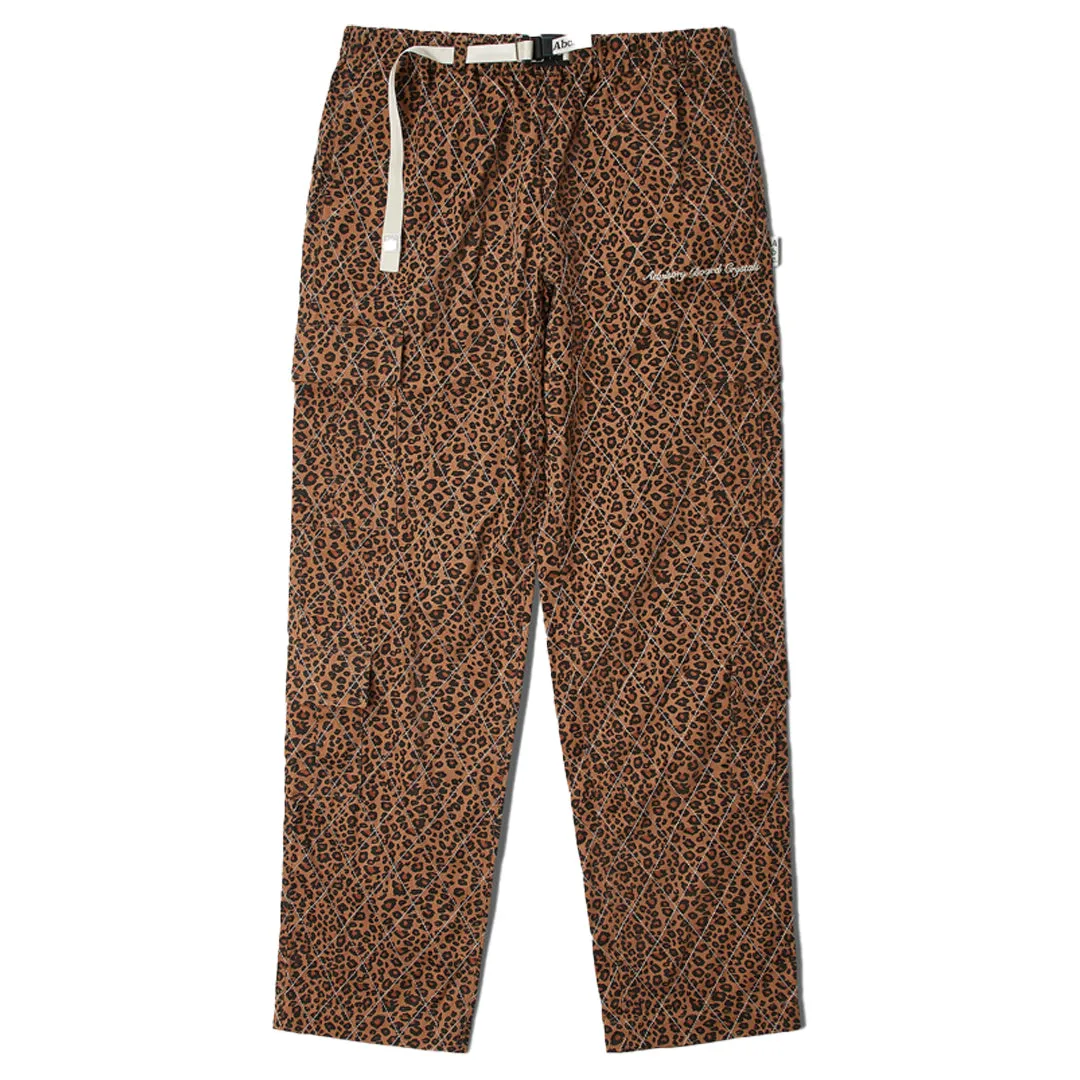 CAMOUFLAGED FIELD PANT BROWN LEOPARD PRINT
