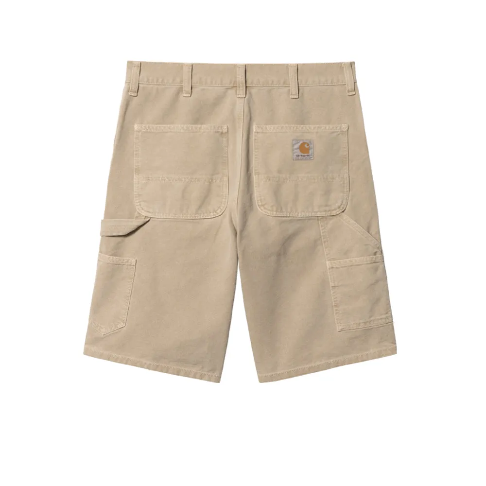 CARHARTT WIP SINGLE KNEE SHORT // DUSTY H BROWN (FADED)