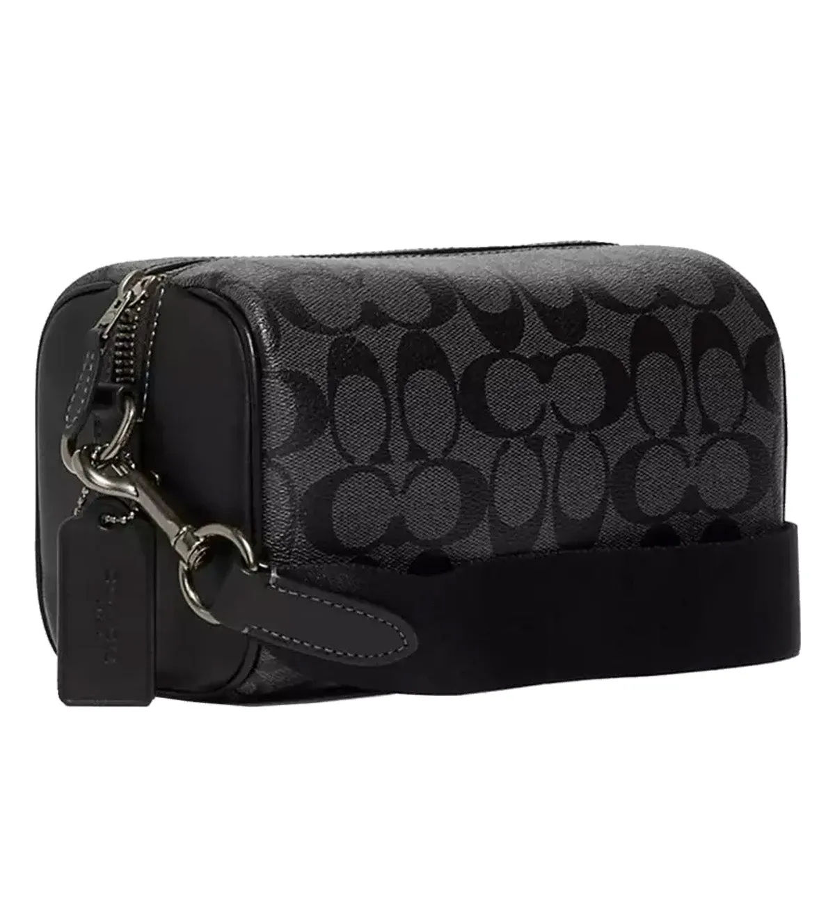 Coach Axel Crossbody Bag Signature Canvas (Charcoal)