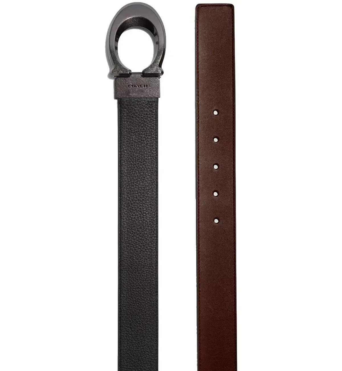 Coach Signature Buckle Cut Belt
