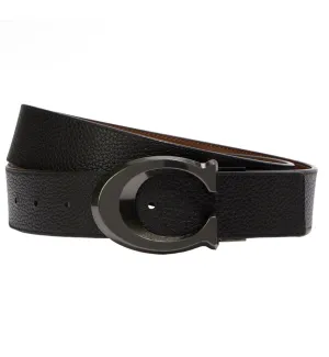 Coach Signature Buckle Cut Belt