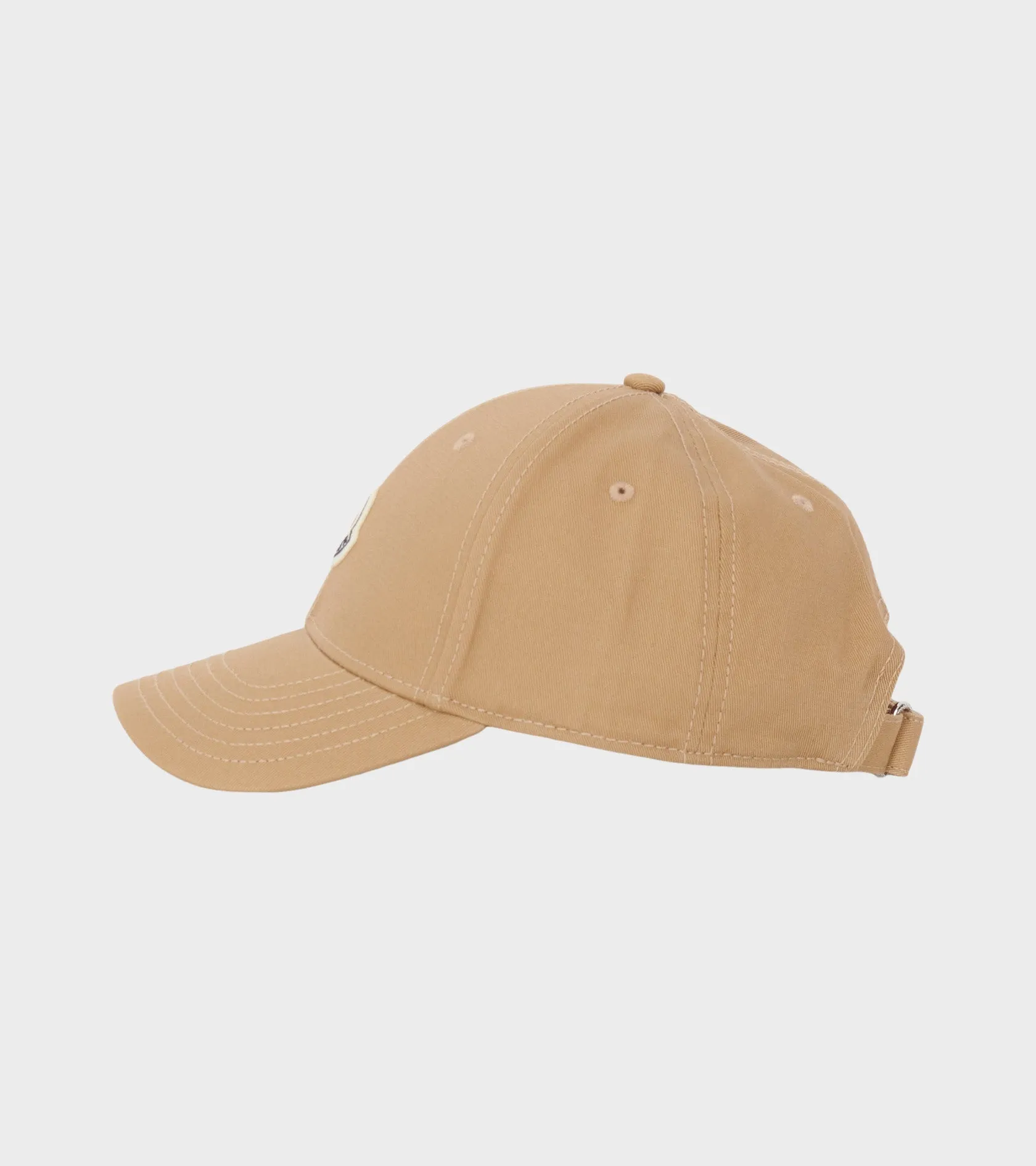 Cotton Baseball Cap Dark Beige