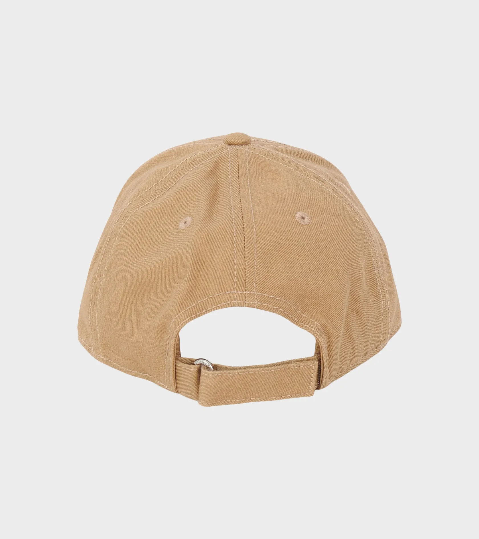 Cotton Baseball Cap Dark Beige