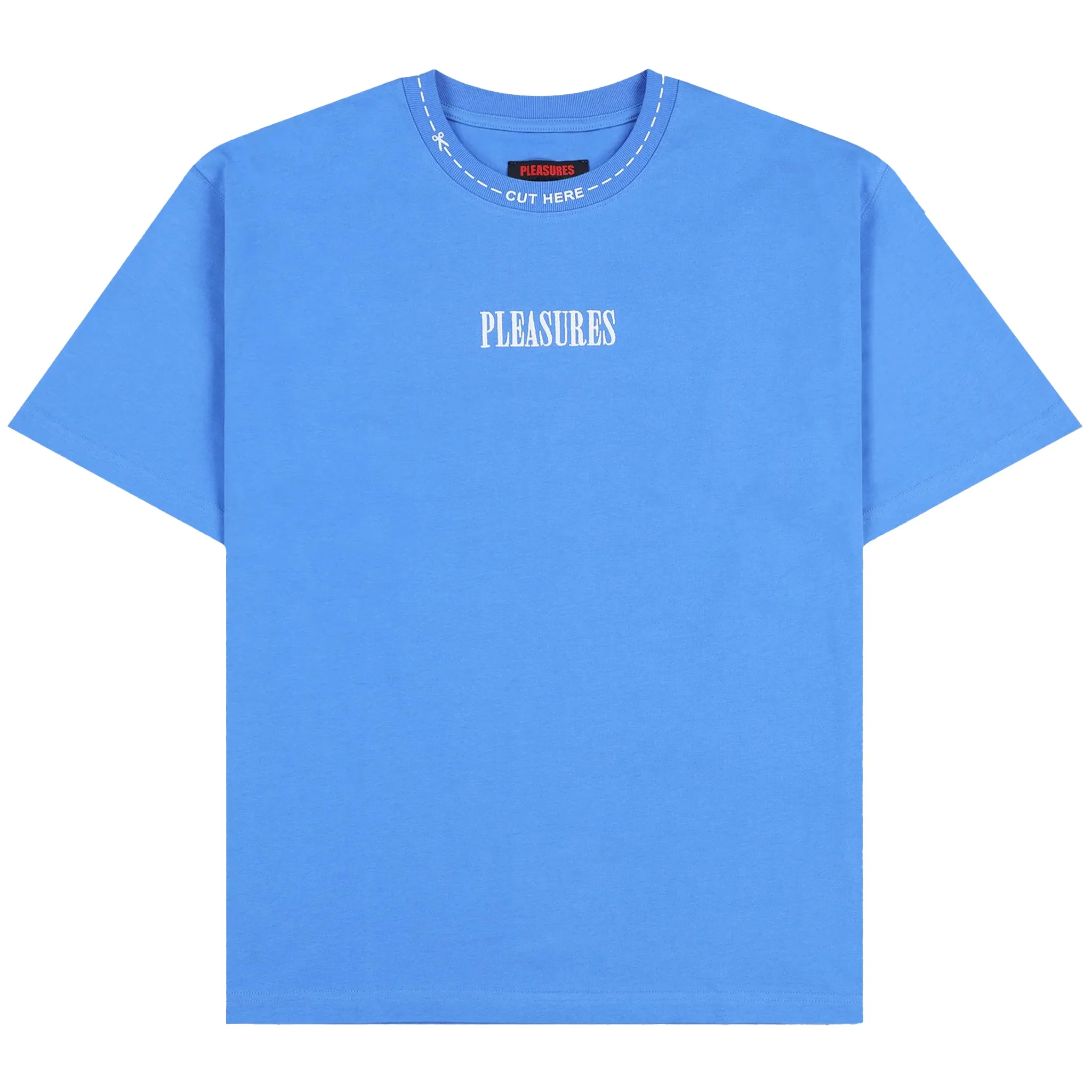 CUT HERE HEAVYWEIGHT TEE (BLUE)