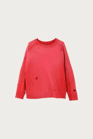 Darts French Terry Sweat Shirt - Red