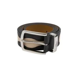 Dime Premium Leather Belt // Black