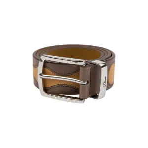 Dime Premium Leather Belt // Brown