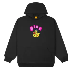 Dime Rebel Chenille Hoodie // Black