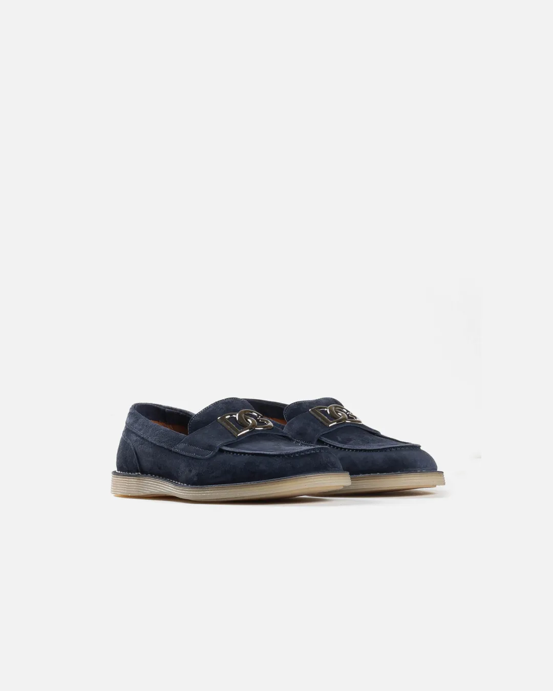 Dolce & Gabbana Florio Suede Loafers In Two Colors