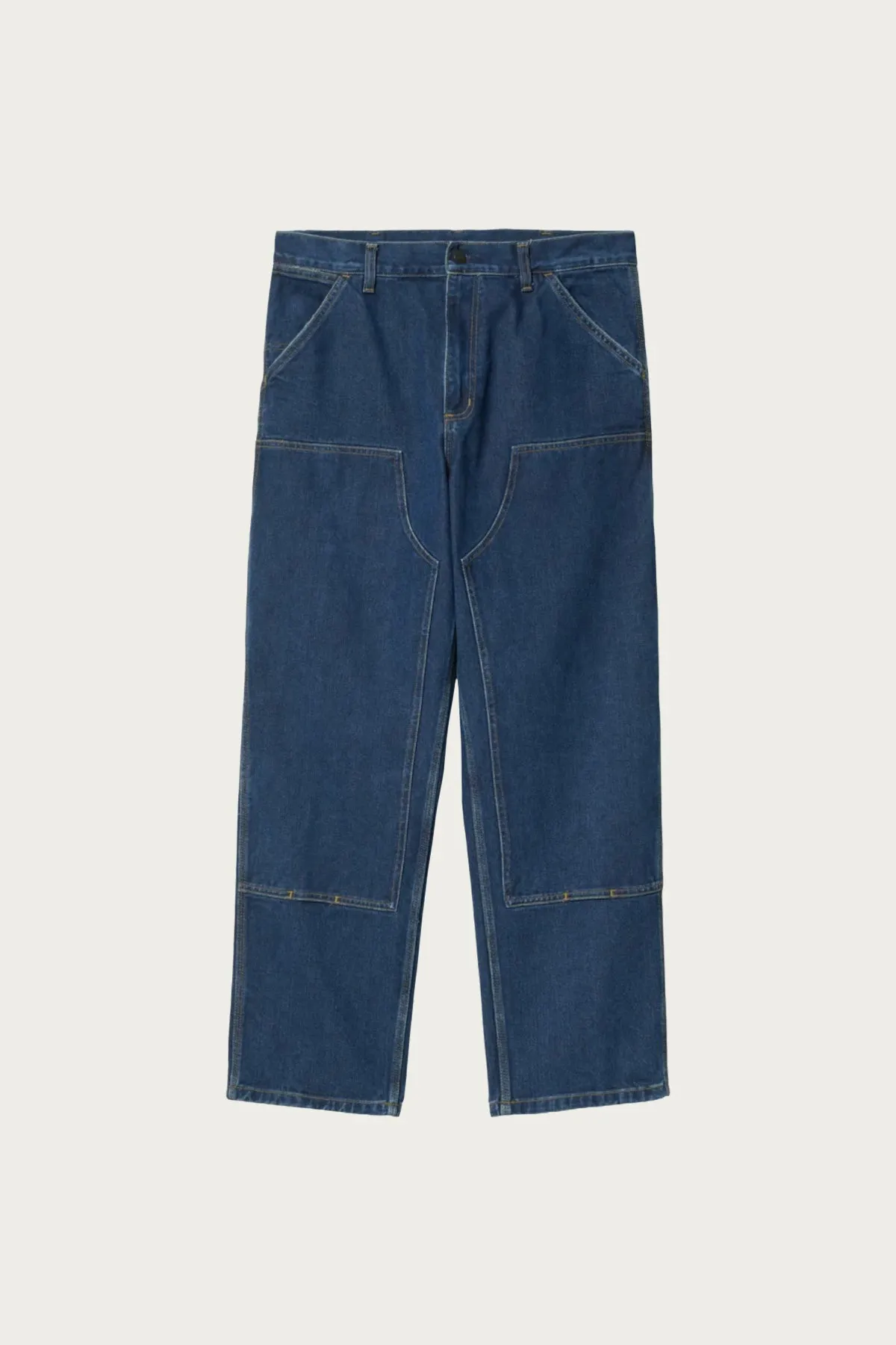 Double Knee Pant - Blue Stone Washed
