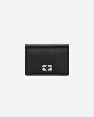 Ganni Bou Flap Card Holder Strass