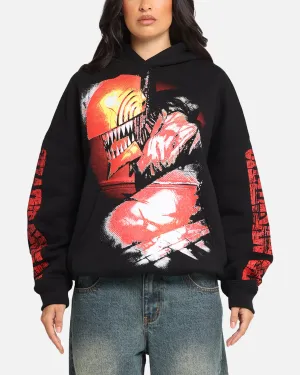 Goat Crew X Chainsaw Man Premium Hoodie Black