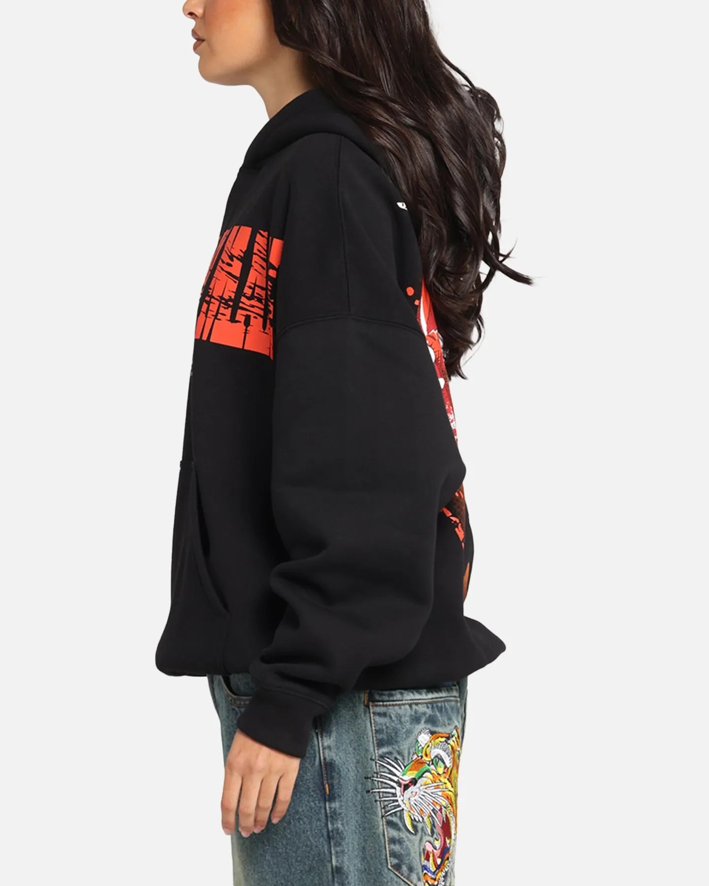 Goat Crew X Chainsaw Man Premium Hoodie Black