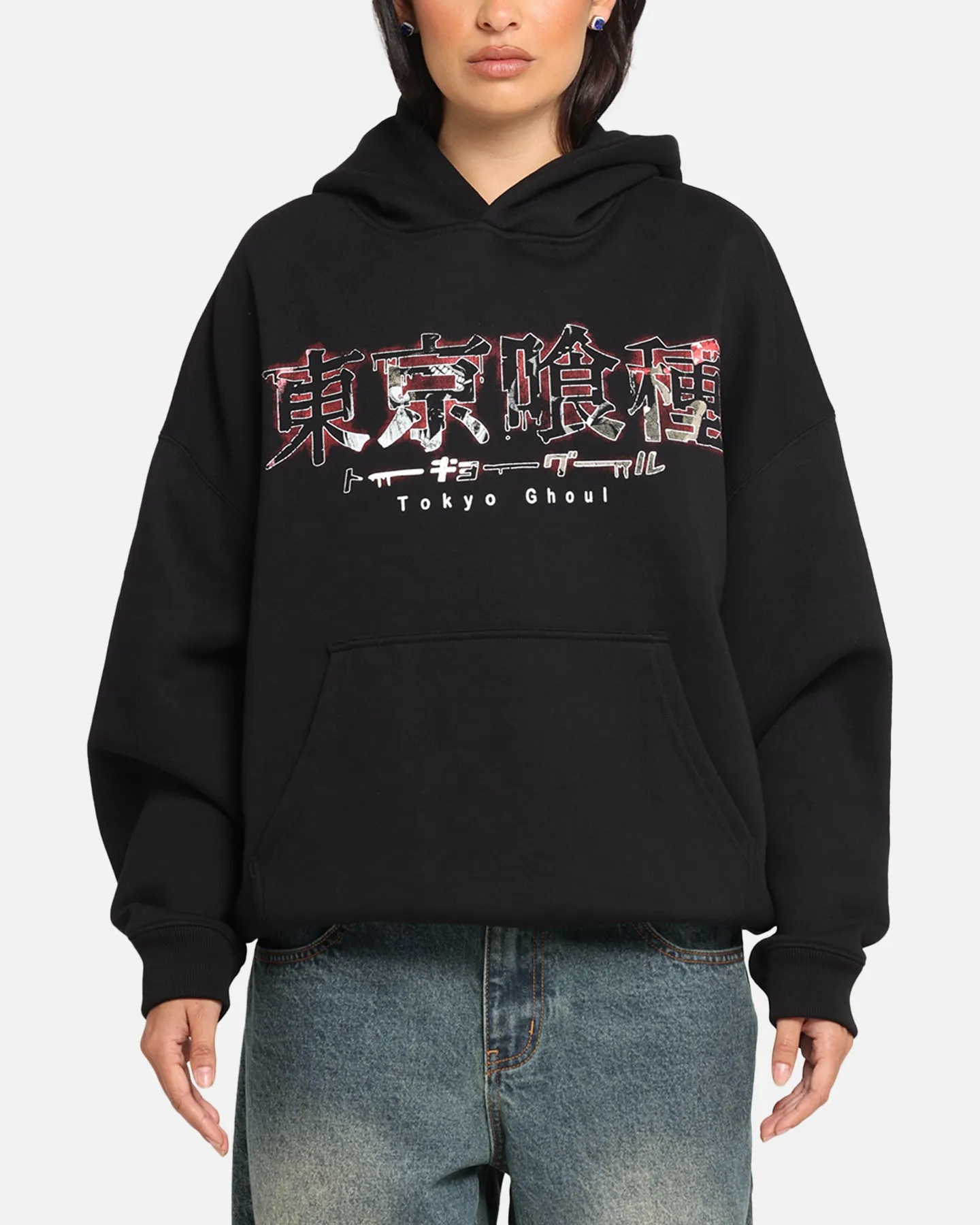 Goat Crew X Tokyo Ghoul Kaneki Premium Hoodie Black
