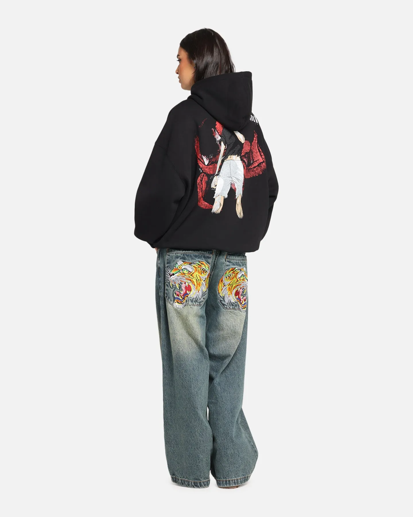 Goat Crew X Tokyo Ghoul Kaneki Premium Hoodie Black