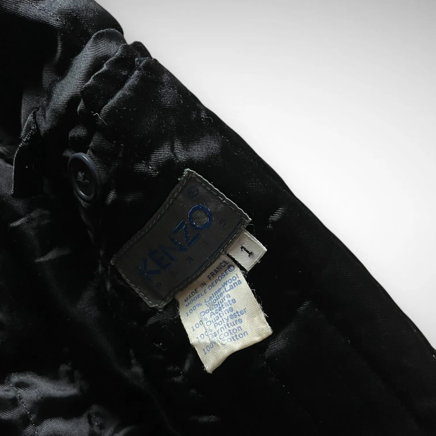 Kenzo Wool Blouson Jacket (1980s)