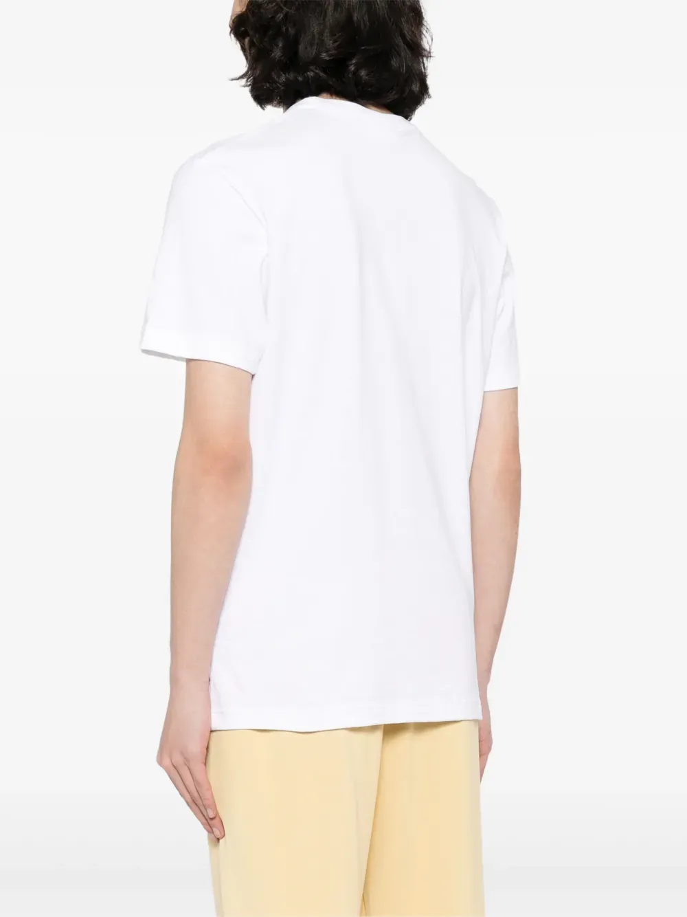 LACOSTE - Men Signature Print Cotton T-Shirt