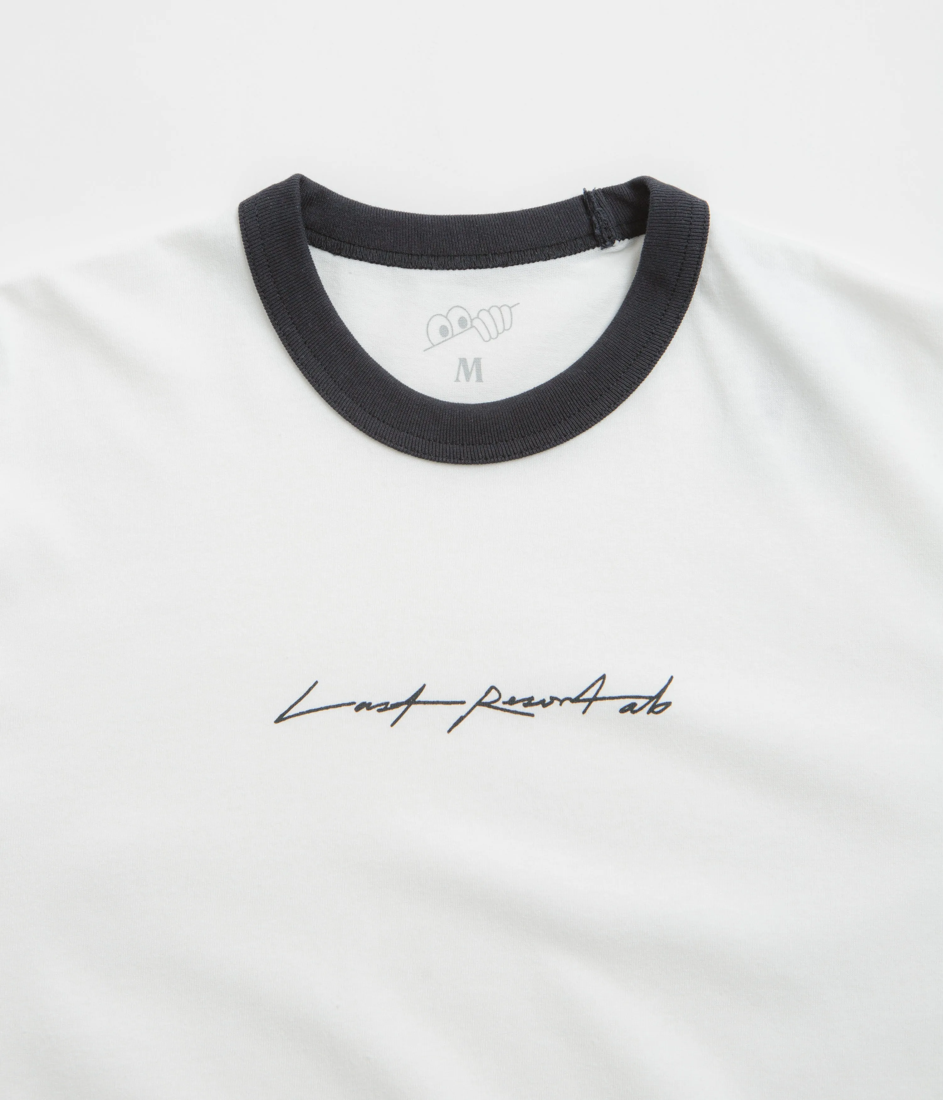 Last Resort AB Signature Ringer T-Shirt - White / Black