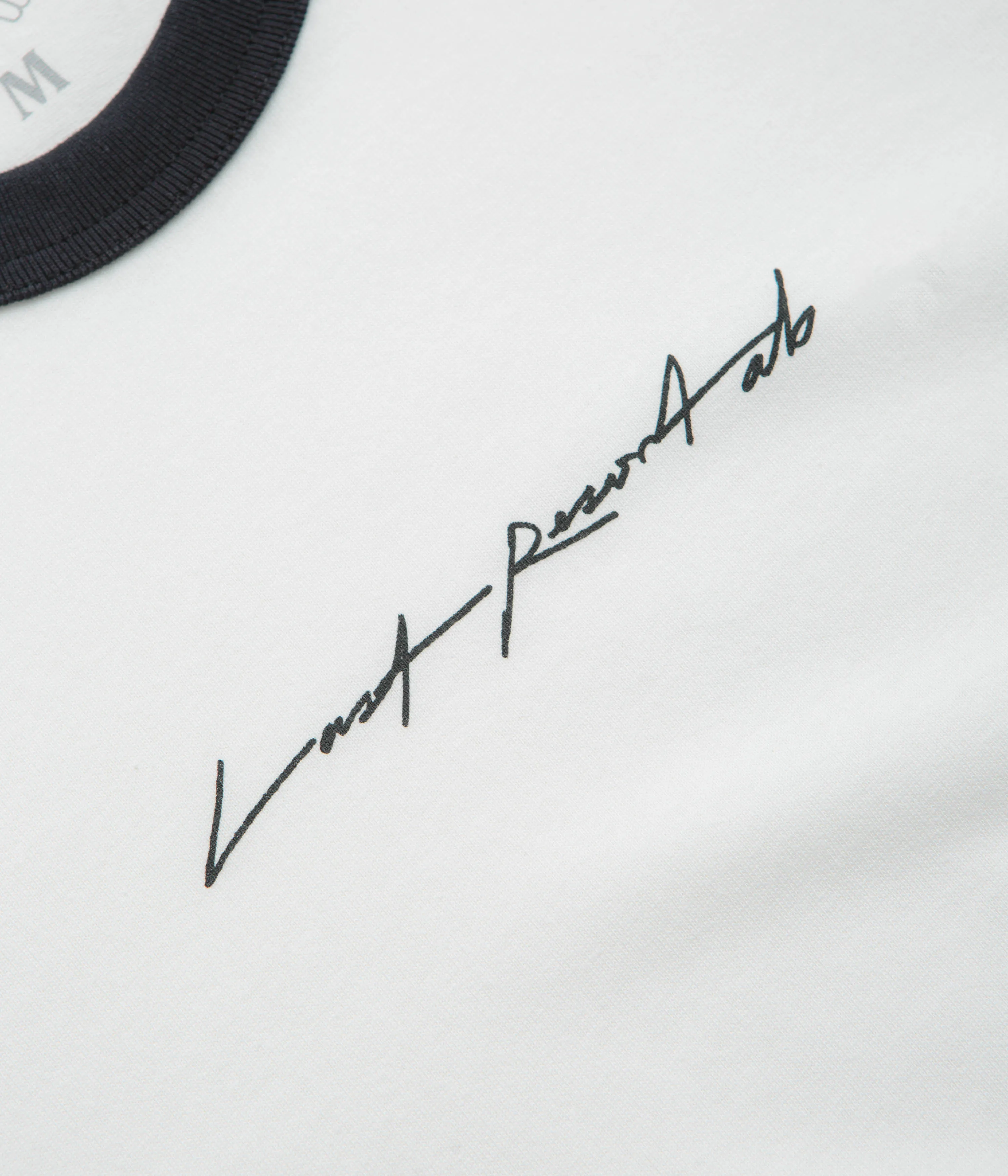 Last Resort AB Signature Ringer T-Shirt - White / Black