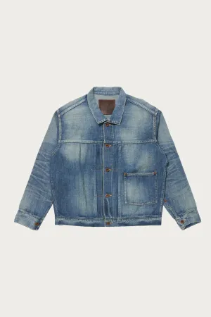 Lot. 703 Denim Jacket C. 1920's - Damaged Indigo