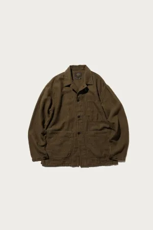 MIL Chore Jacket Cotton Linen - Brown