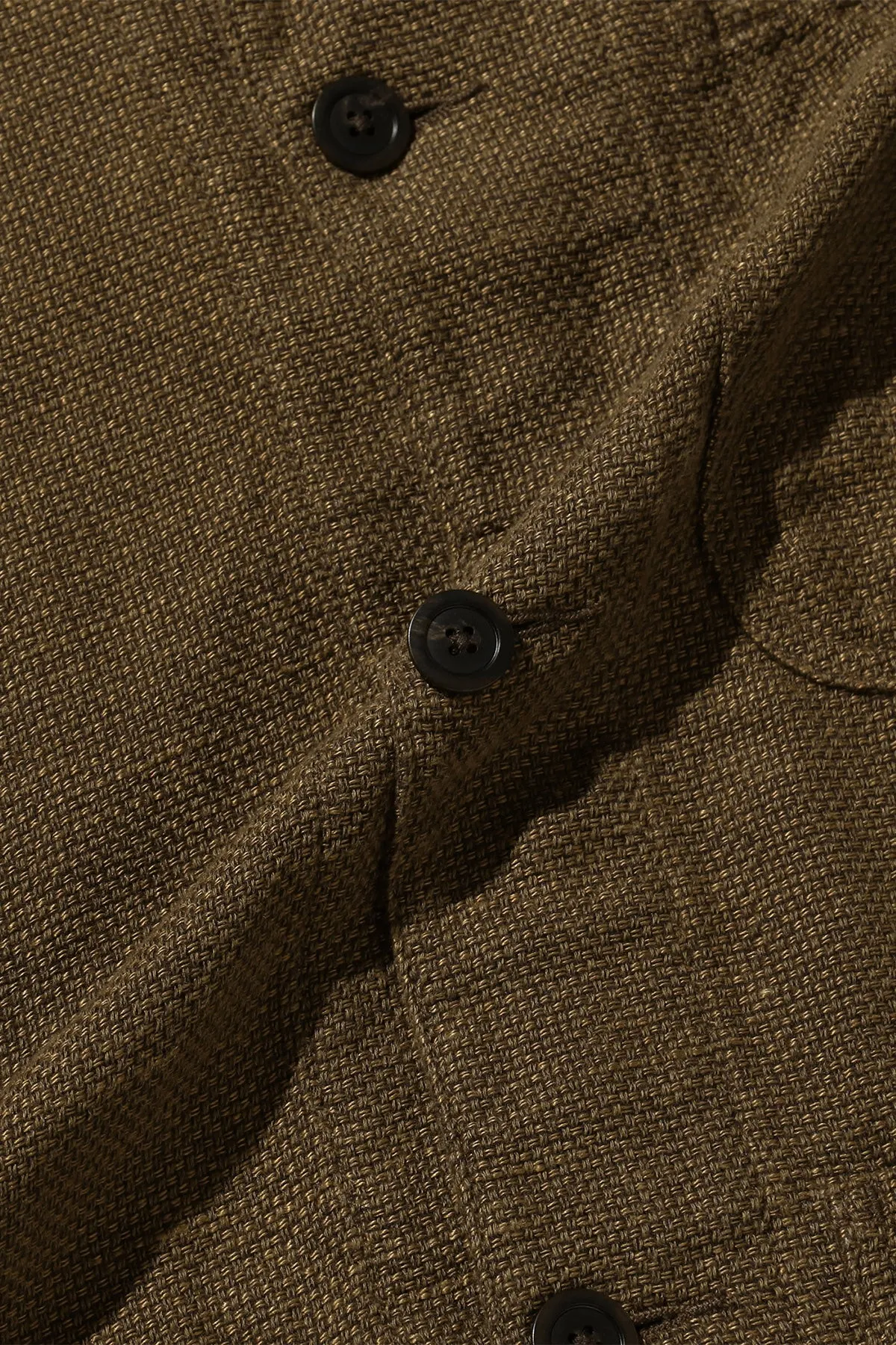 MIL Chore Jacket Cotton Linen - Brown