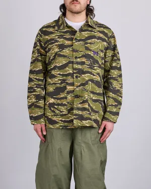 Needles D.N. Coverall Jacket Cotton Ripstop Tiger Camo