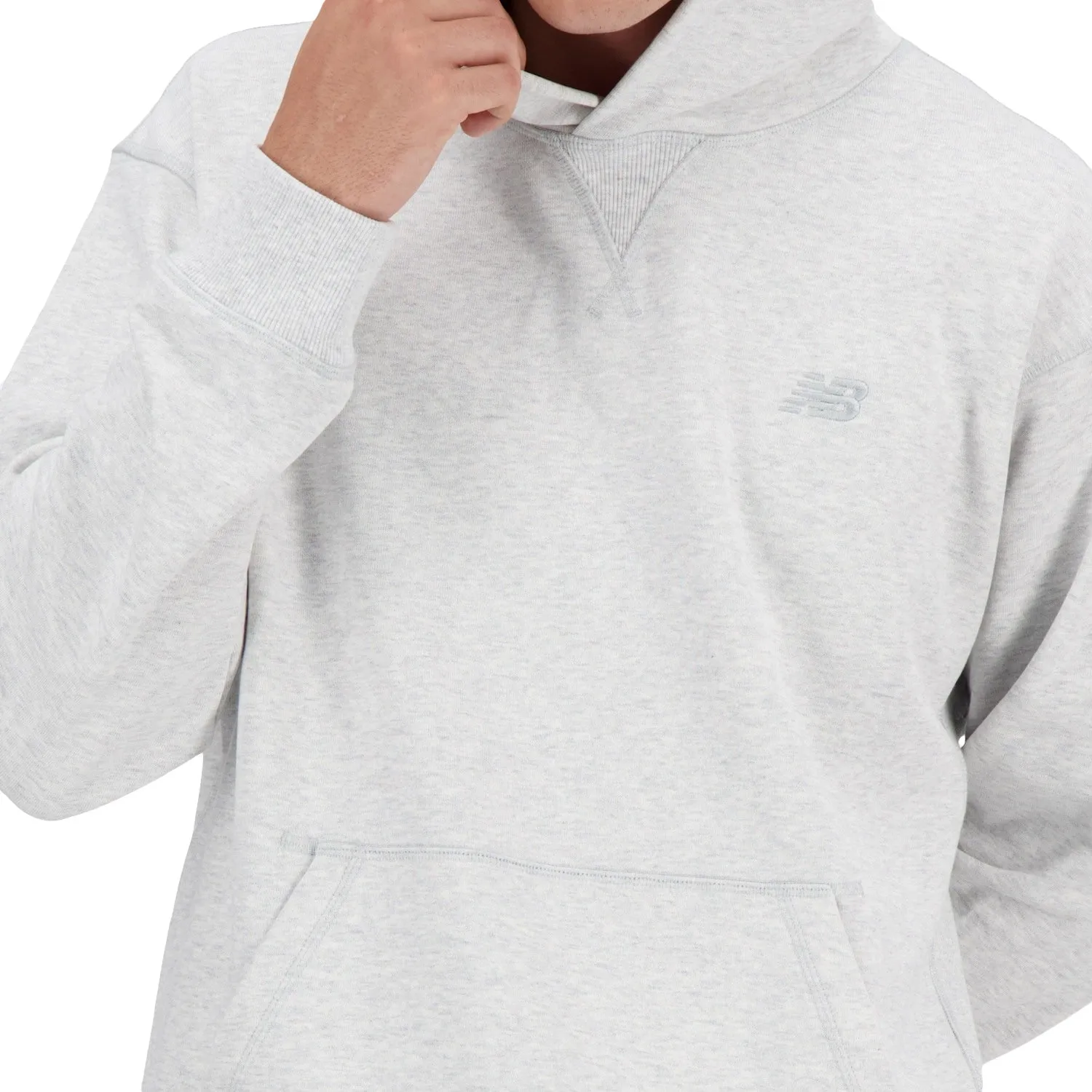 New Balance Men Athletics French Terry Hoodie Grey MT41534-AHH