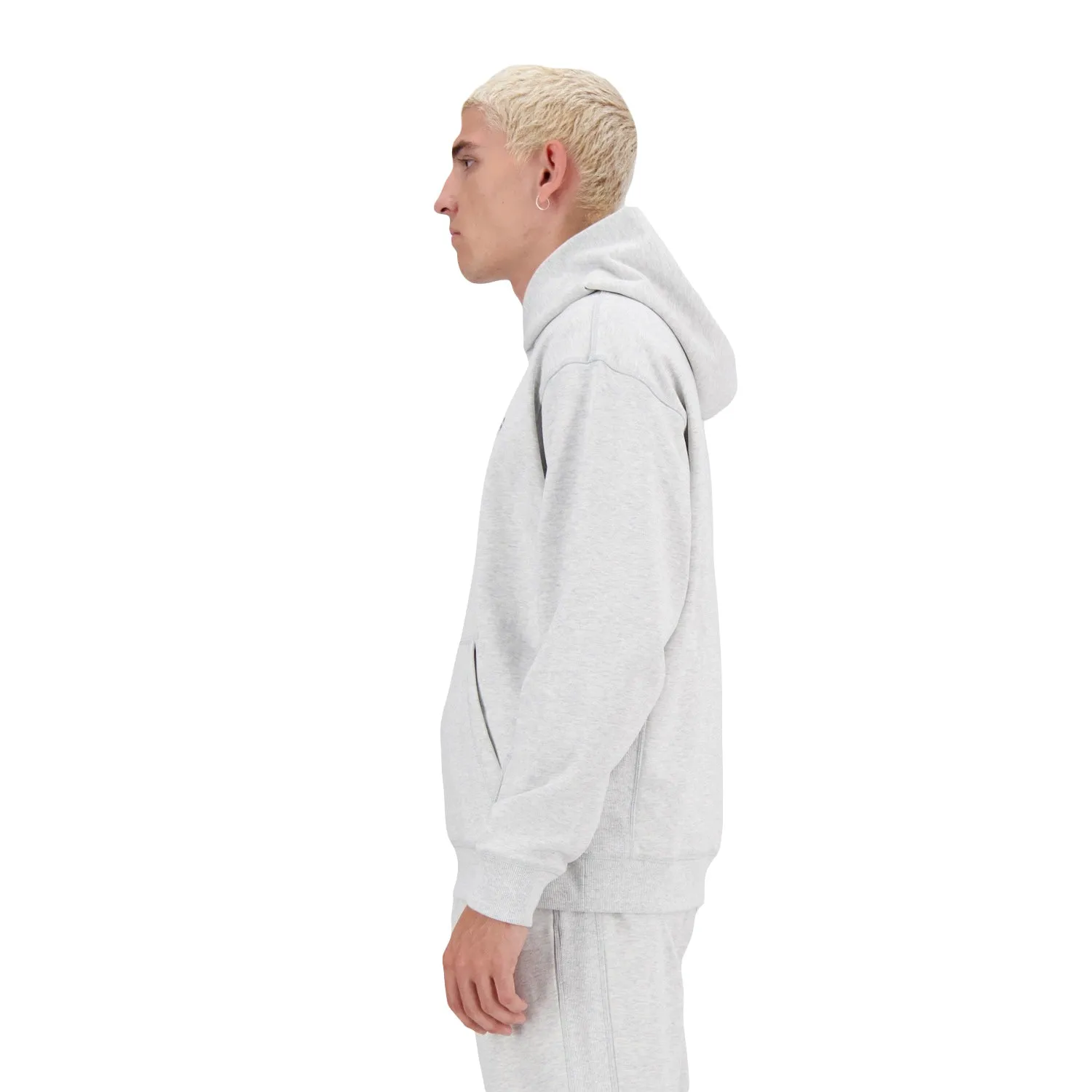 New Balance Men Athletics French Terry Hoodie Grey MT41534-AHH