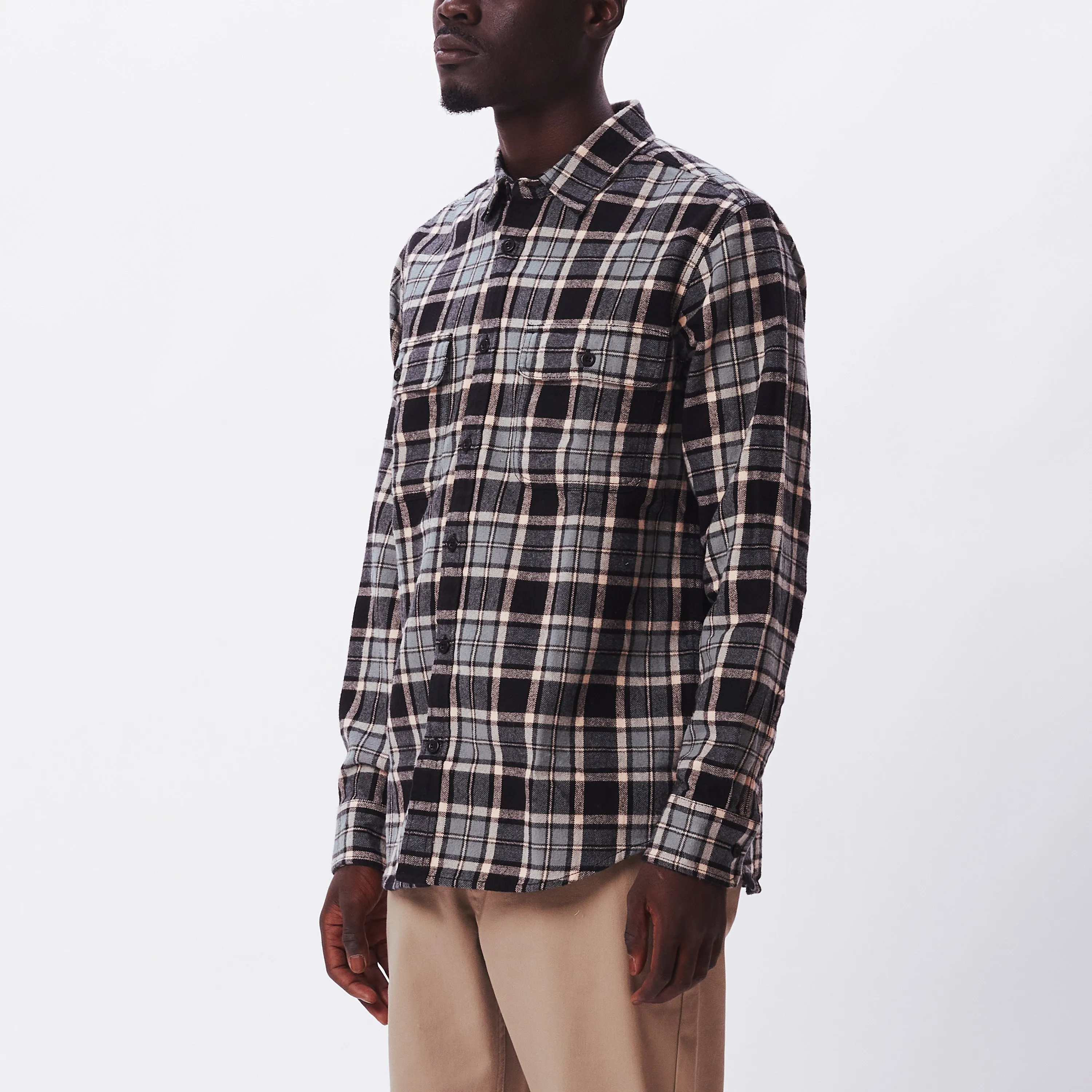 OBEY DIVISIONS WOVEN // BLACK MULTI