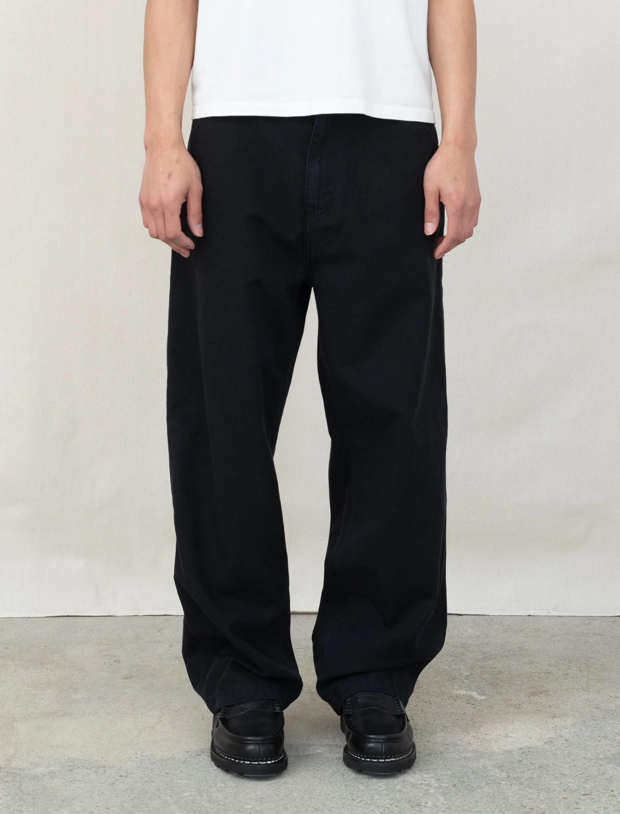 OG Single Knee Pant Black (Stone Wash)