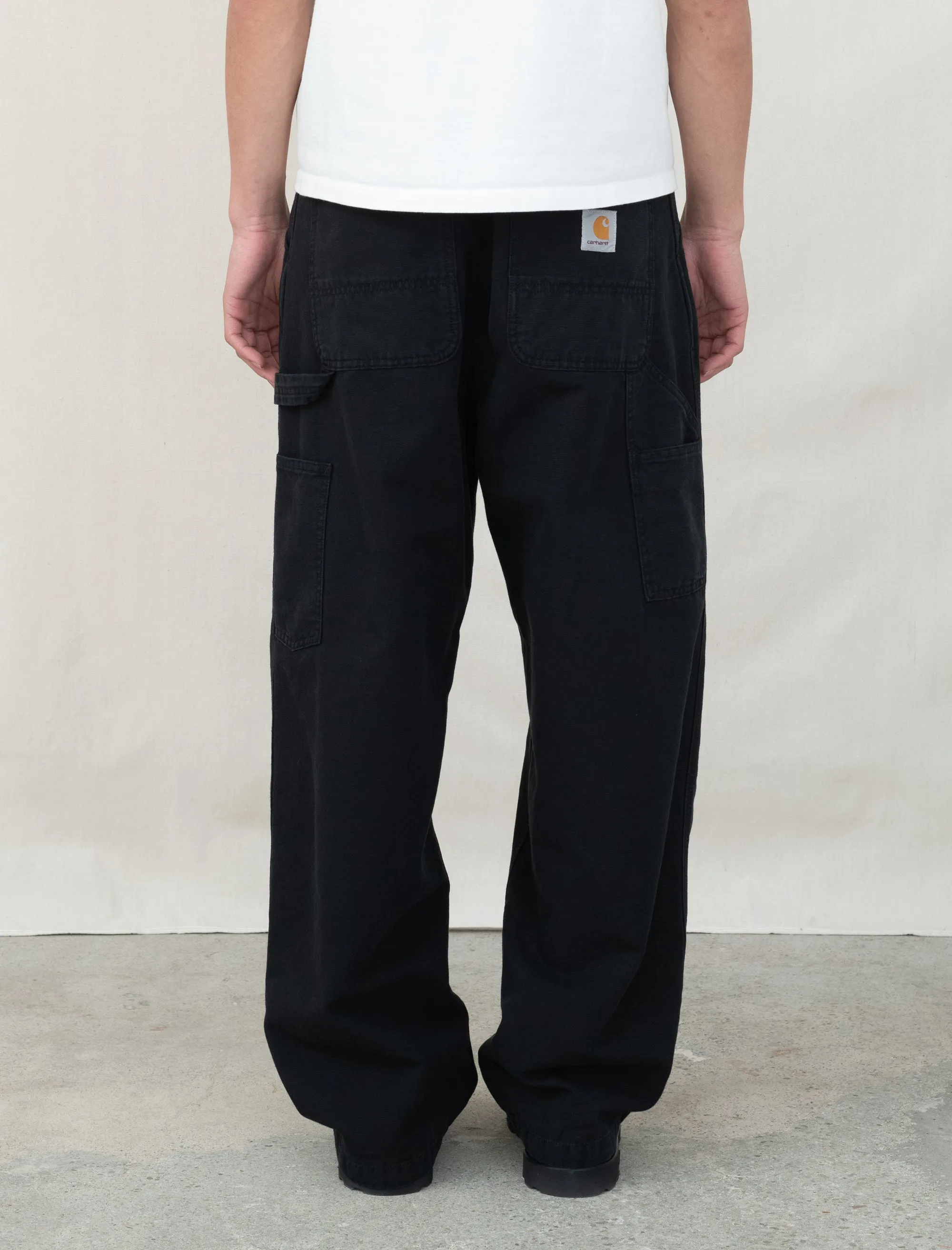 OG Single Knee Pant Black (Stone Wash)
