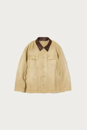 Organic Cotton Duck Blouson - Light Beige